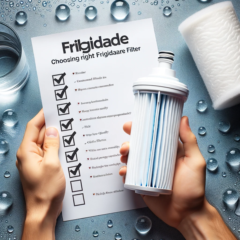 Choosing the Right Frigidaire Filter for Optimal Water Quality