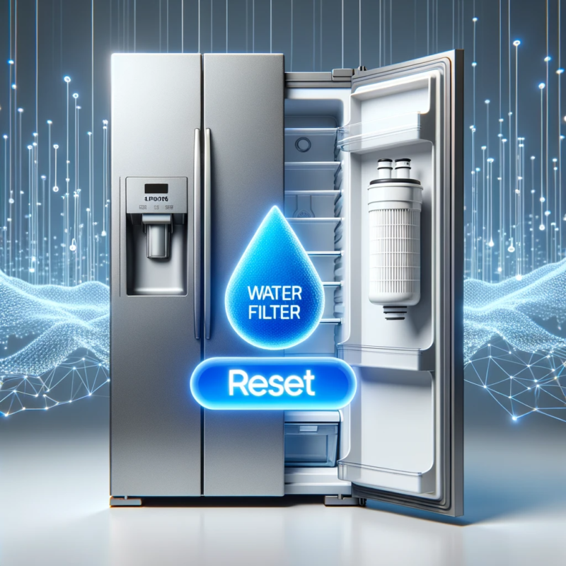 how to reset water filter on a samsung refrigerator