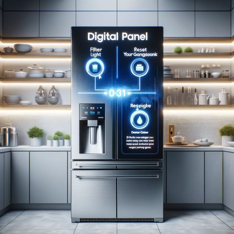 Resetting the Filter Light on Samsung Refrigerators with Digital Panels