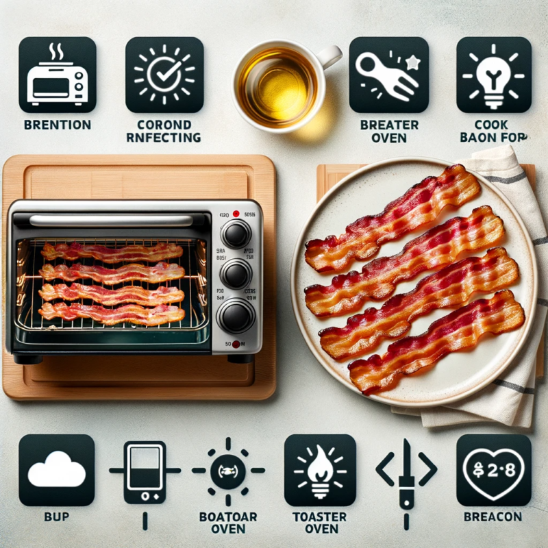 how to cook bacon in a toaster oven