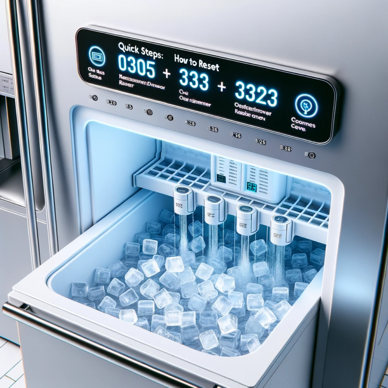 how to reset samsung ice maker