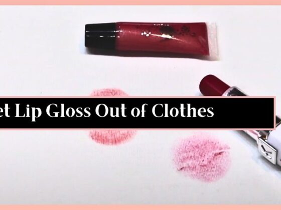 How to Get Lip Gloss Out of Clothes